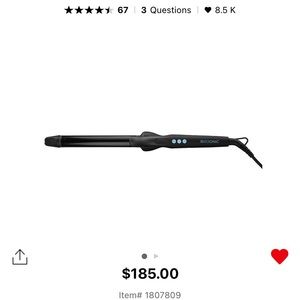 BIO IONIC Long Barrel Styler Pro Curling Iron 1”